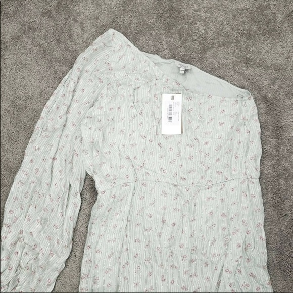 NWT HEMANT & NANDITA dress sana one shoulder NWT XL $358 - Picture 9 of 14